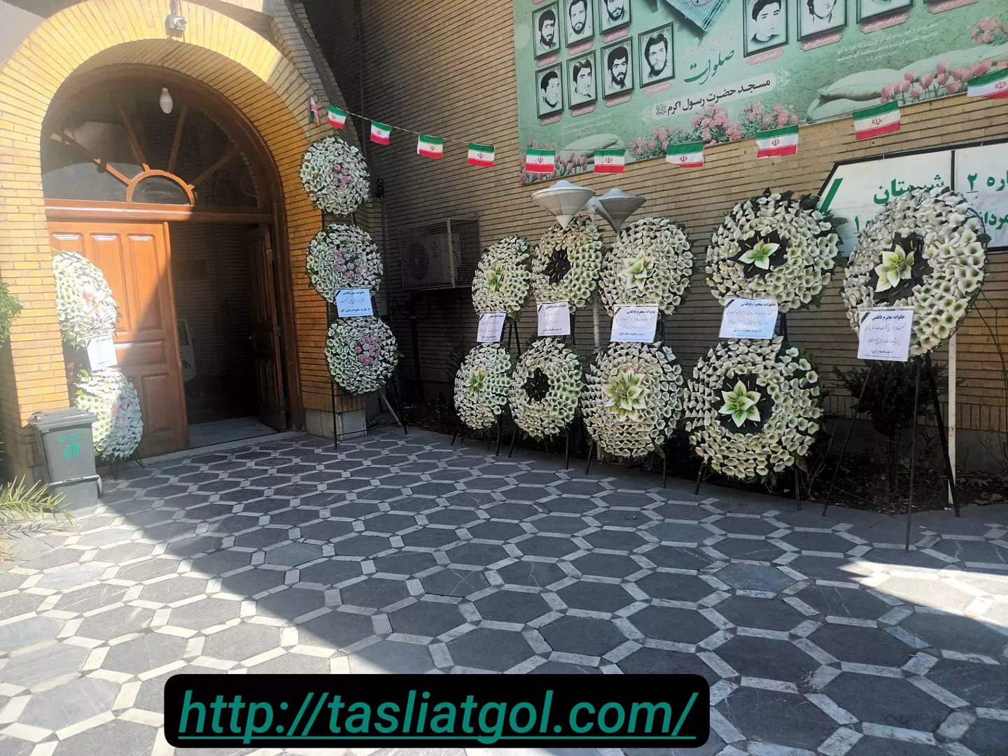 اجاره تاج گل مصنوعی خیریه در اسلامشهر